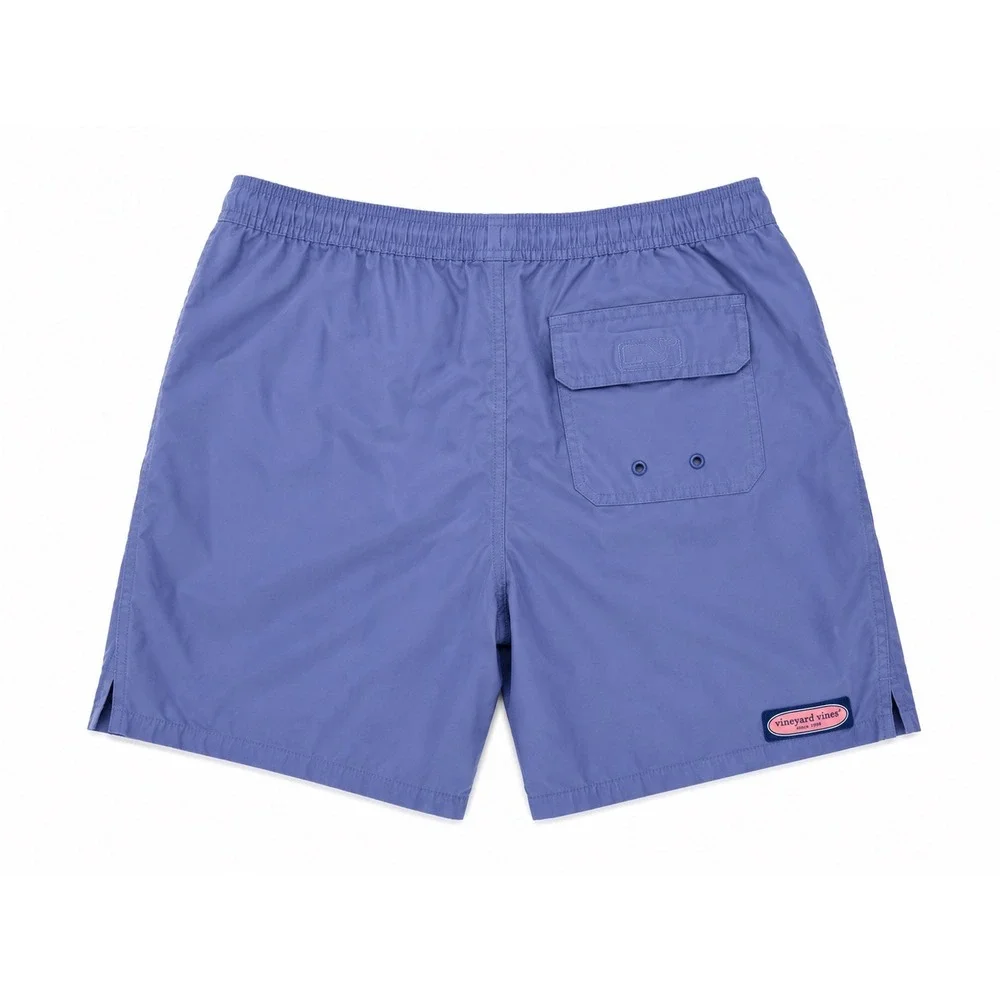 Vineyard Vines Boys Blue Chappy Swim Trunks Mesh Lined Logo Shorts Large 16